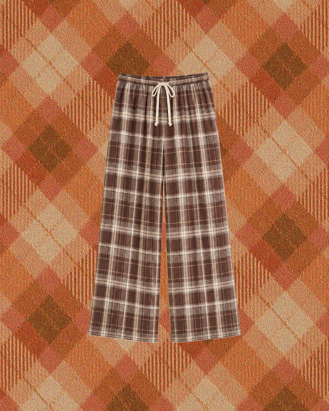 "BROWN SUGAR" PLAID PANTS