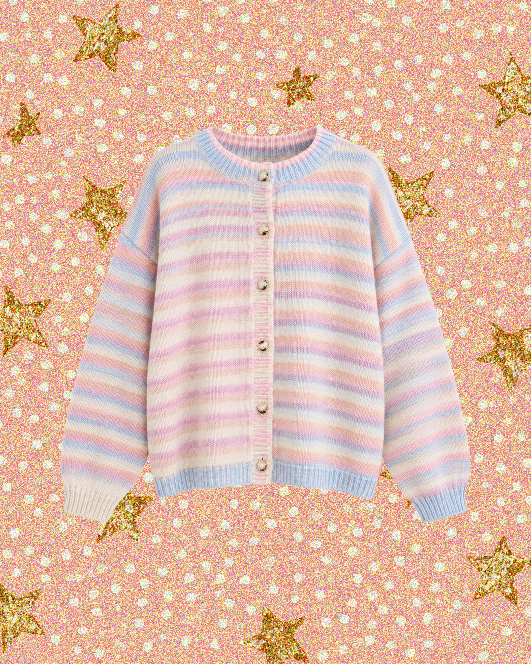 "CANDY STRIPES" CARDIGAN