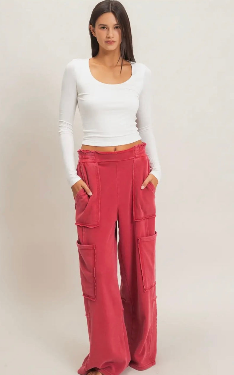 “KISS” Cargo Lounge Pant