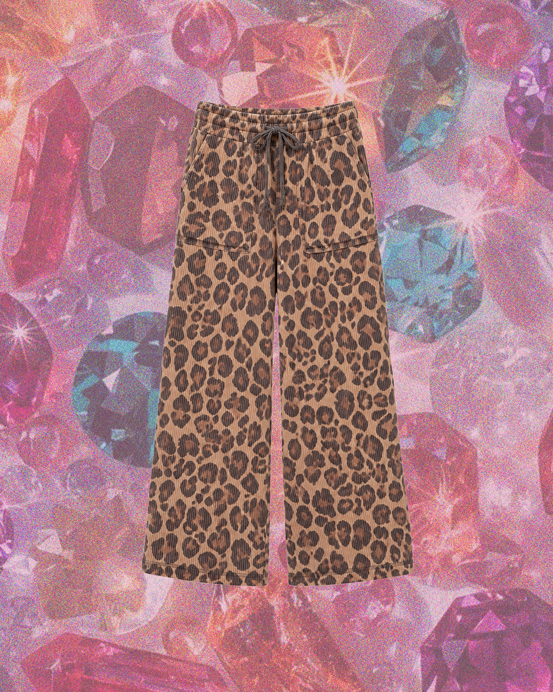 "CHEETAH GIRL" Ribbed Lounge Pant