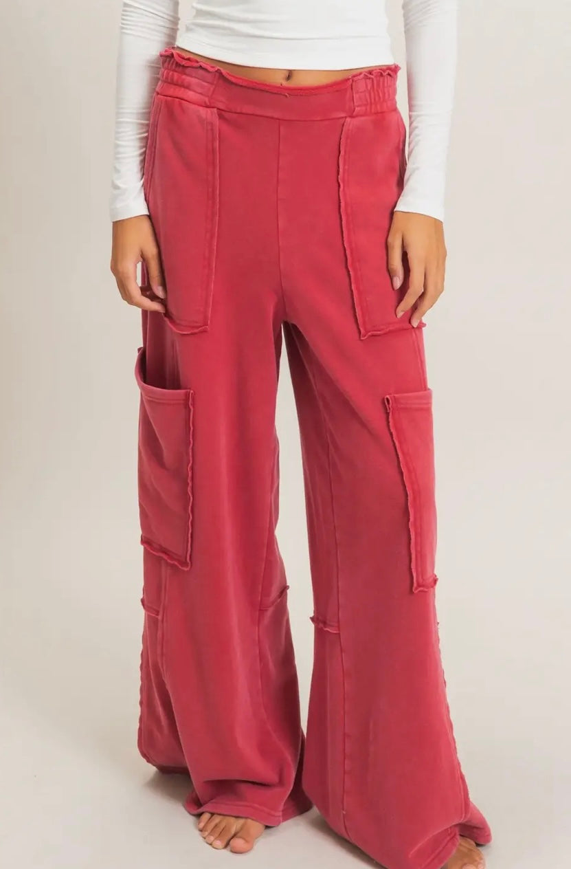 “KISS” Cargo Lounge Pant
