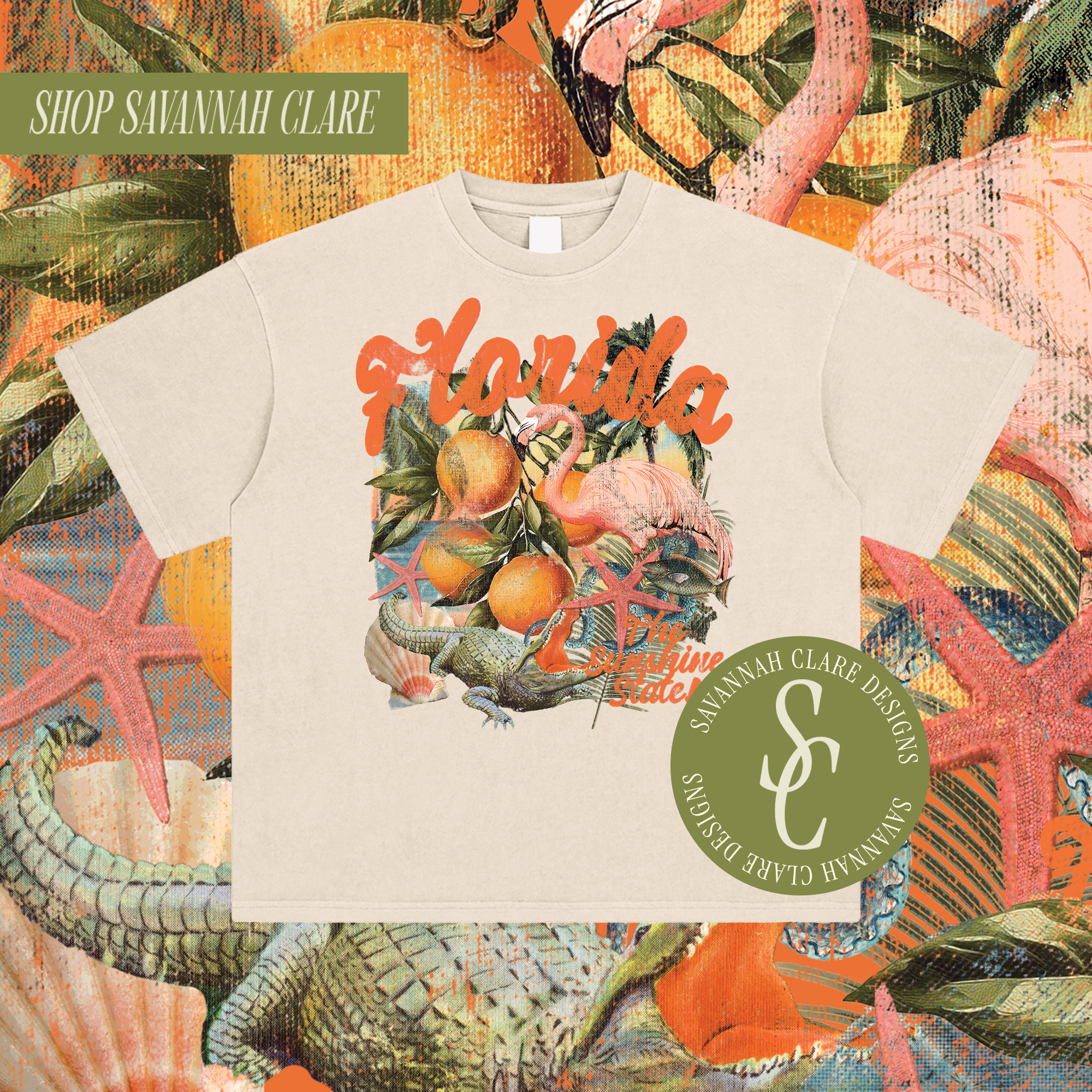 "Florida" Sand Tee