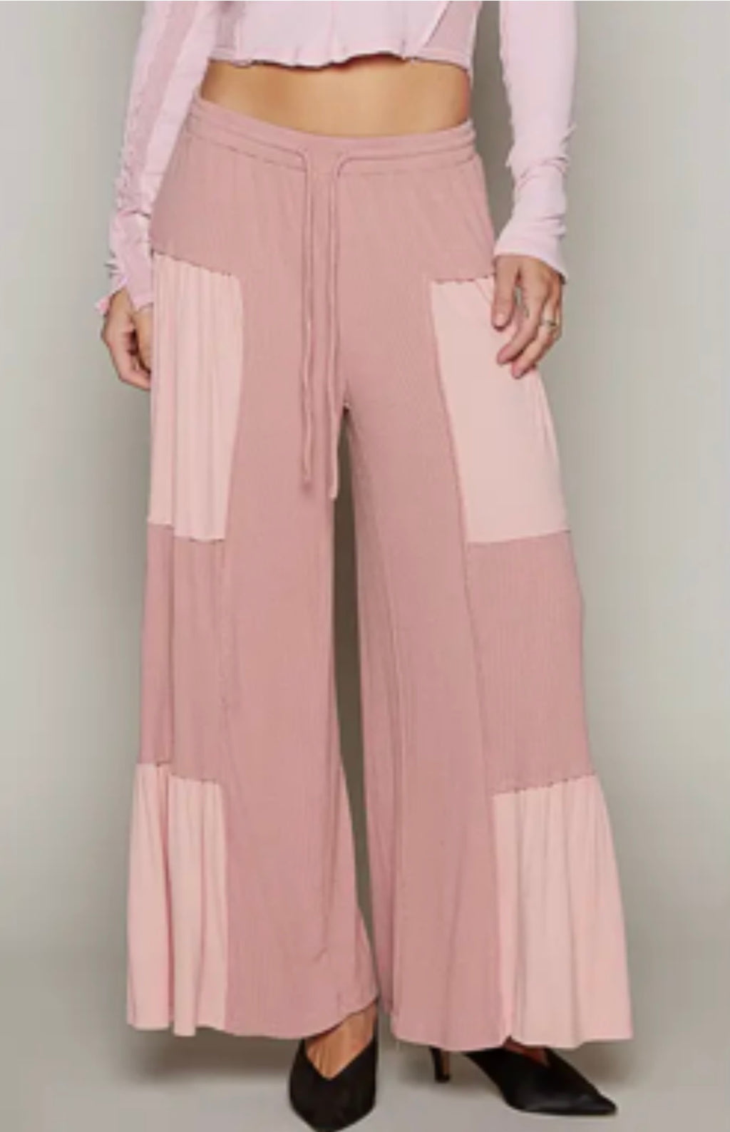 Blush Ruffle Lounge Pant