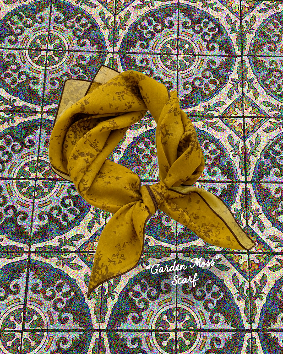 "GARDEN MOSS" SCARF