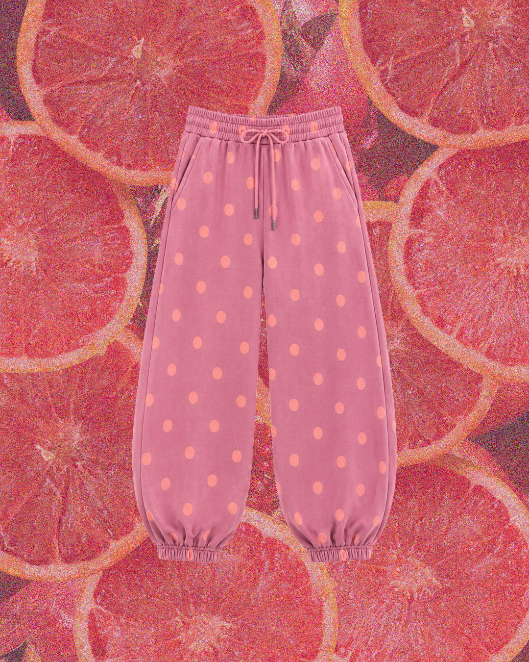 "GRAPEFRUIT" Dot Lounge Pant