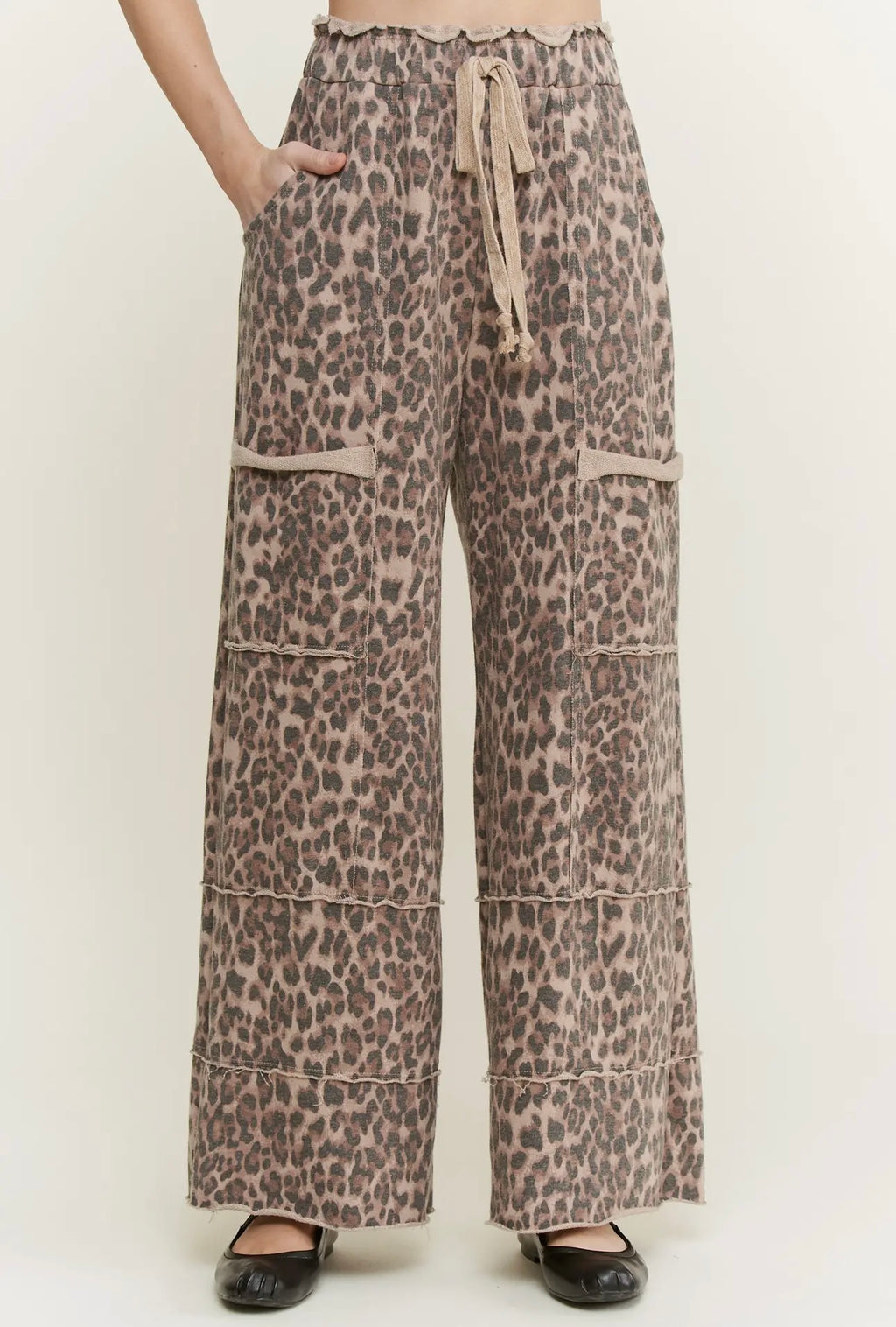 "MOCHA" Leopard Lounge Pant