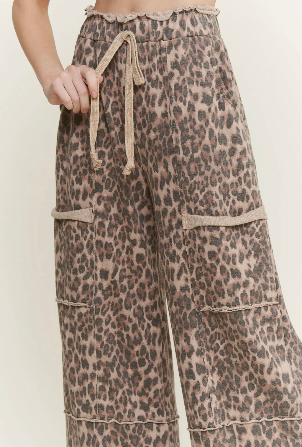 "MOCHA" Leopard Lounge Pant