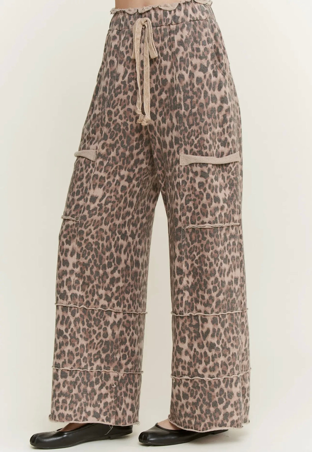 "MOCHA" Leopard Lounge Pant