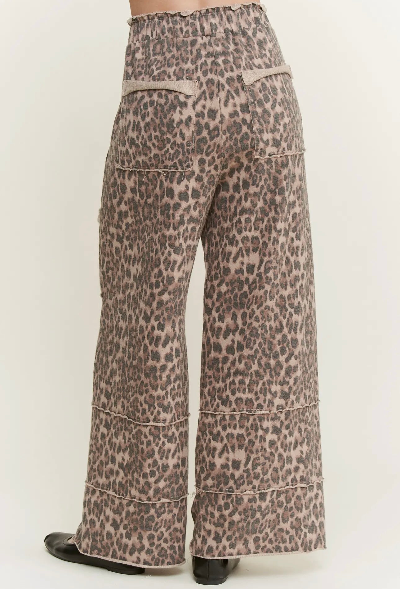 "MOCHA" Leopard Lounge Pant