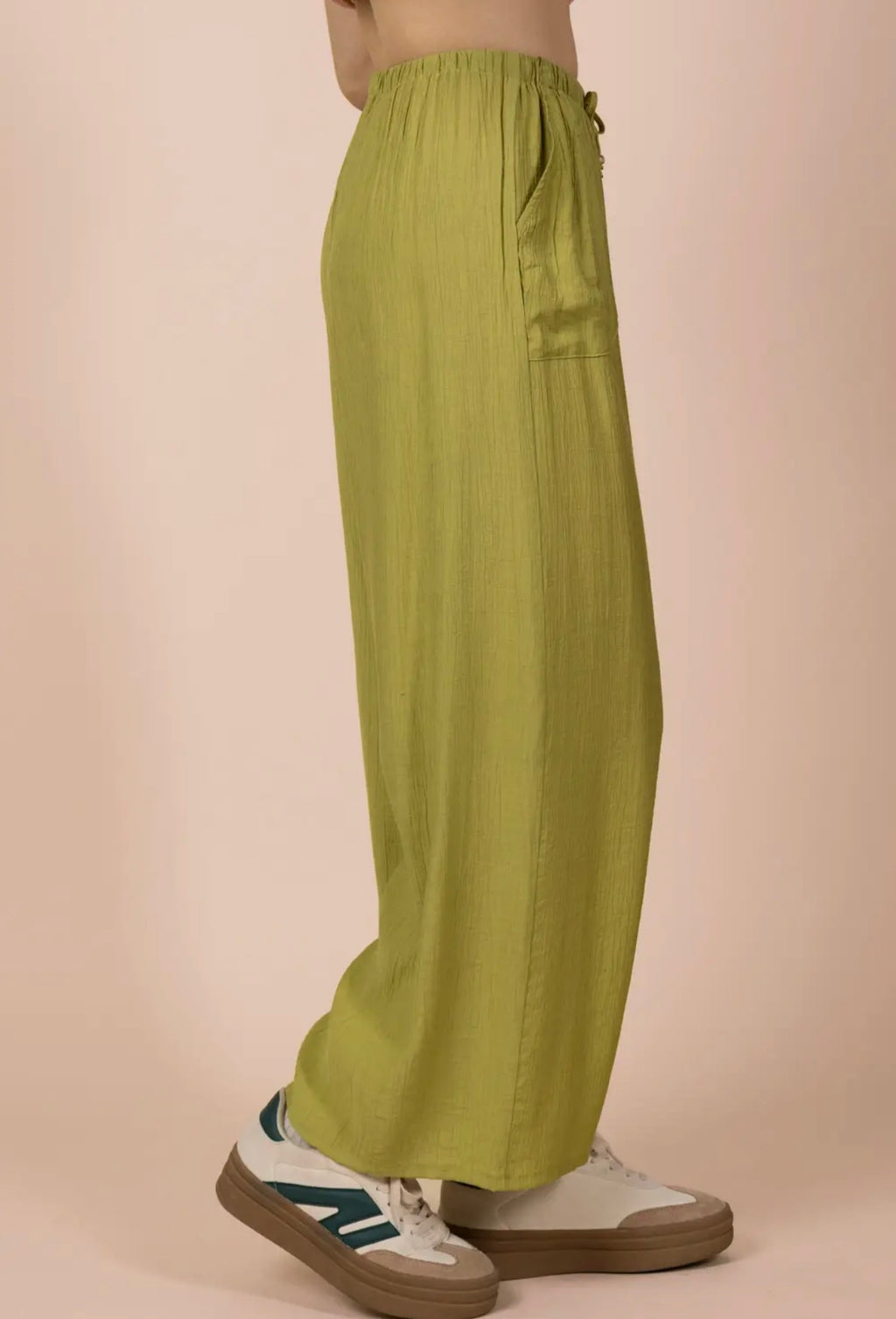 "OLIVE YOU" Linen Pant