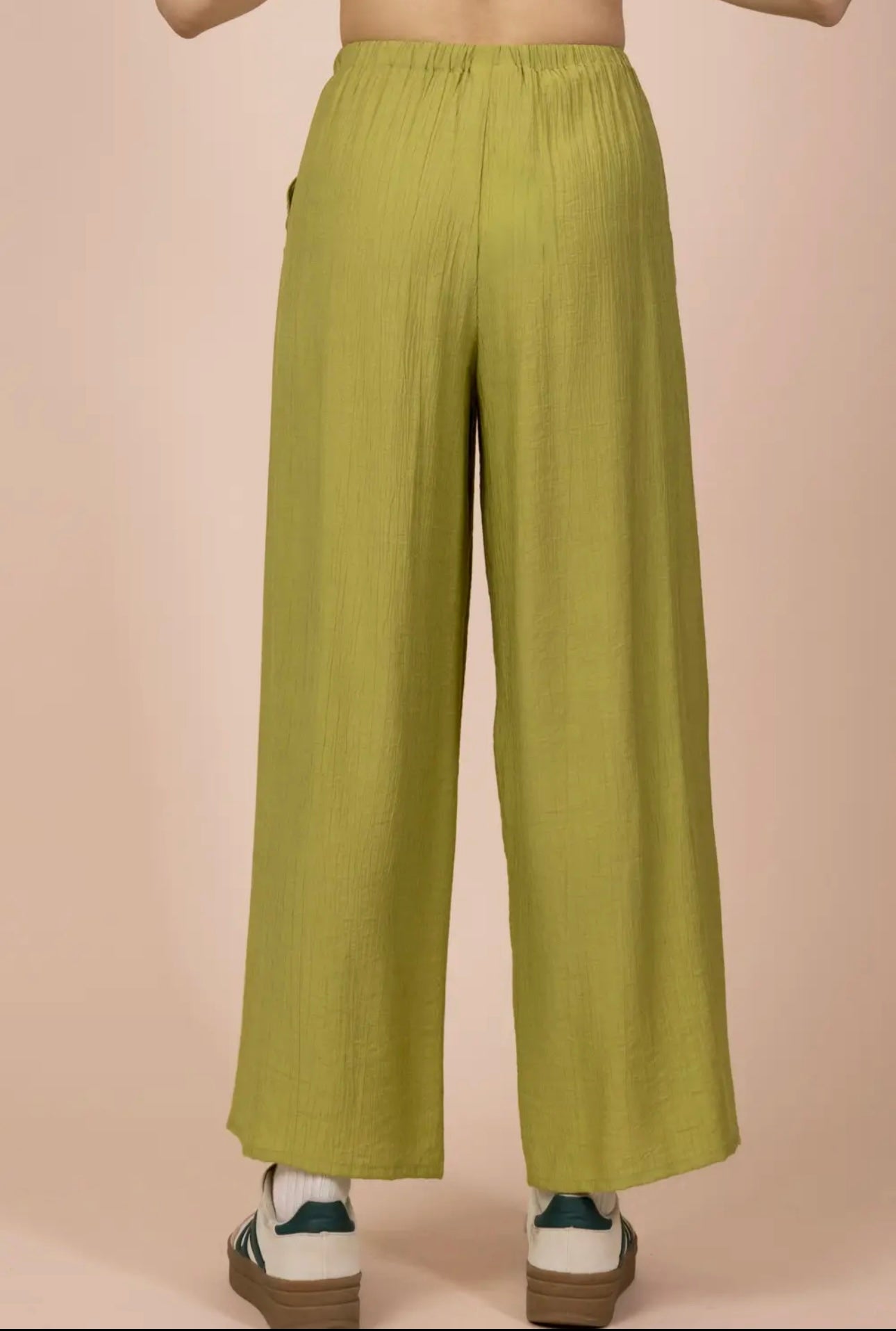 "OLIVE YOU" Linen Pant