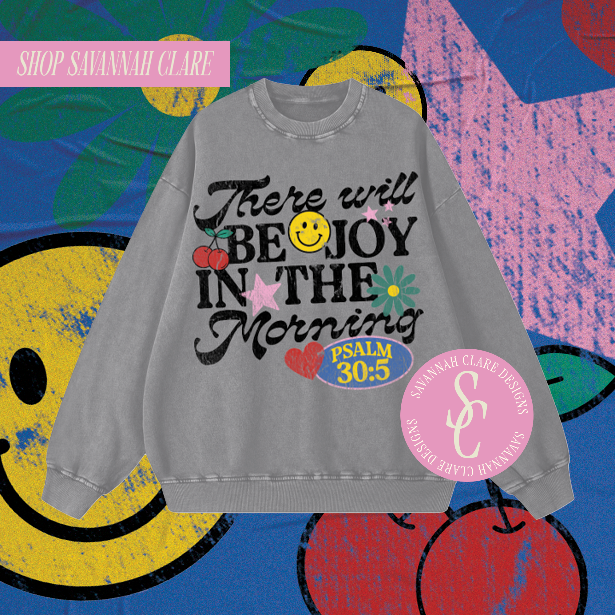 "JOY" Vintage Crewneck Sweatshirt