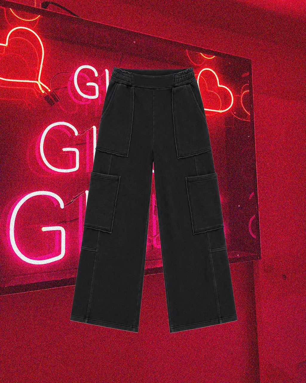 “MIDNIGHT” Cargo Lounge Pant