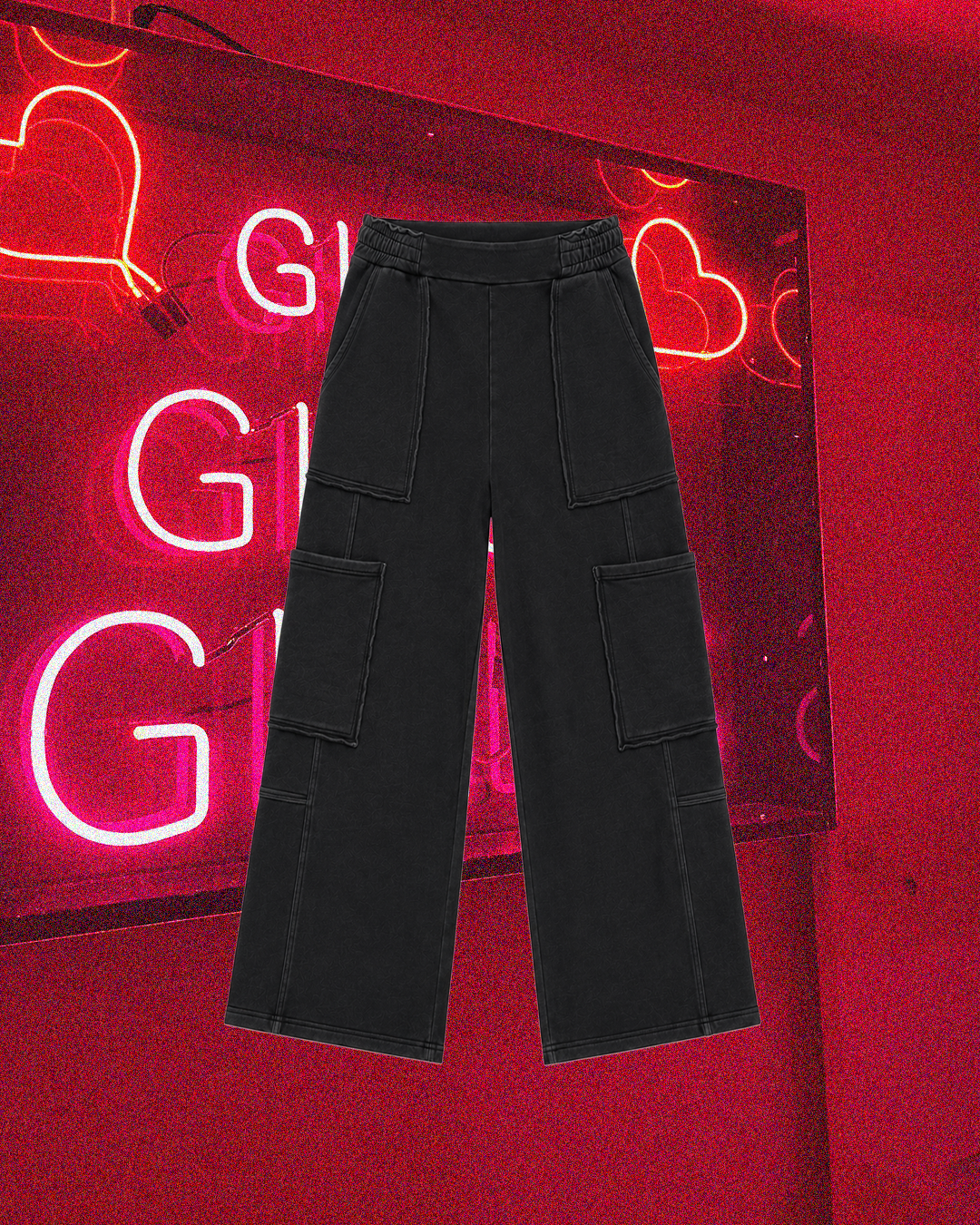 “MIDNIGHT” Cargo Lounge Pant