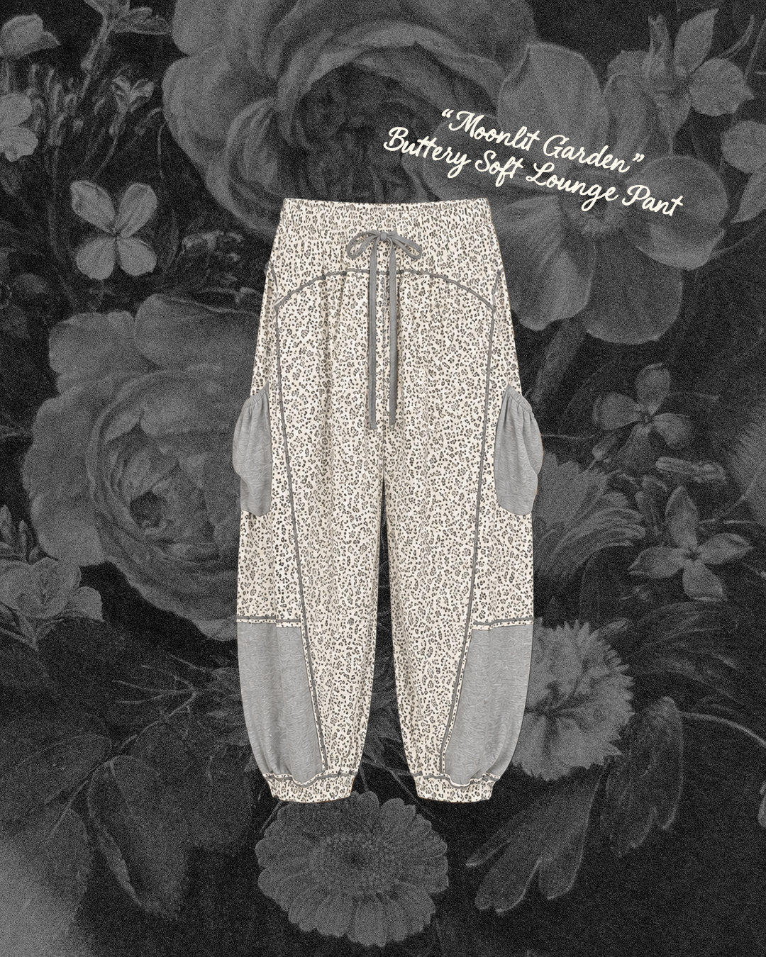 "MOONLIT GARDEN" Buttery Soft Lounge Pant