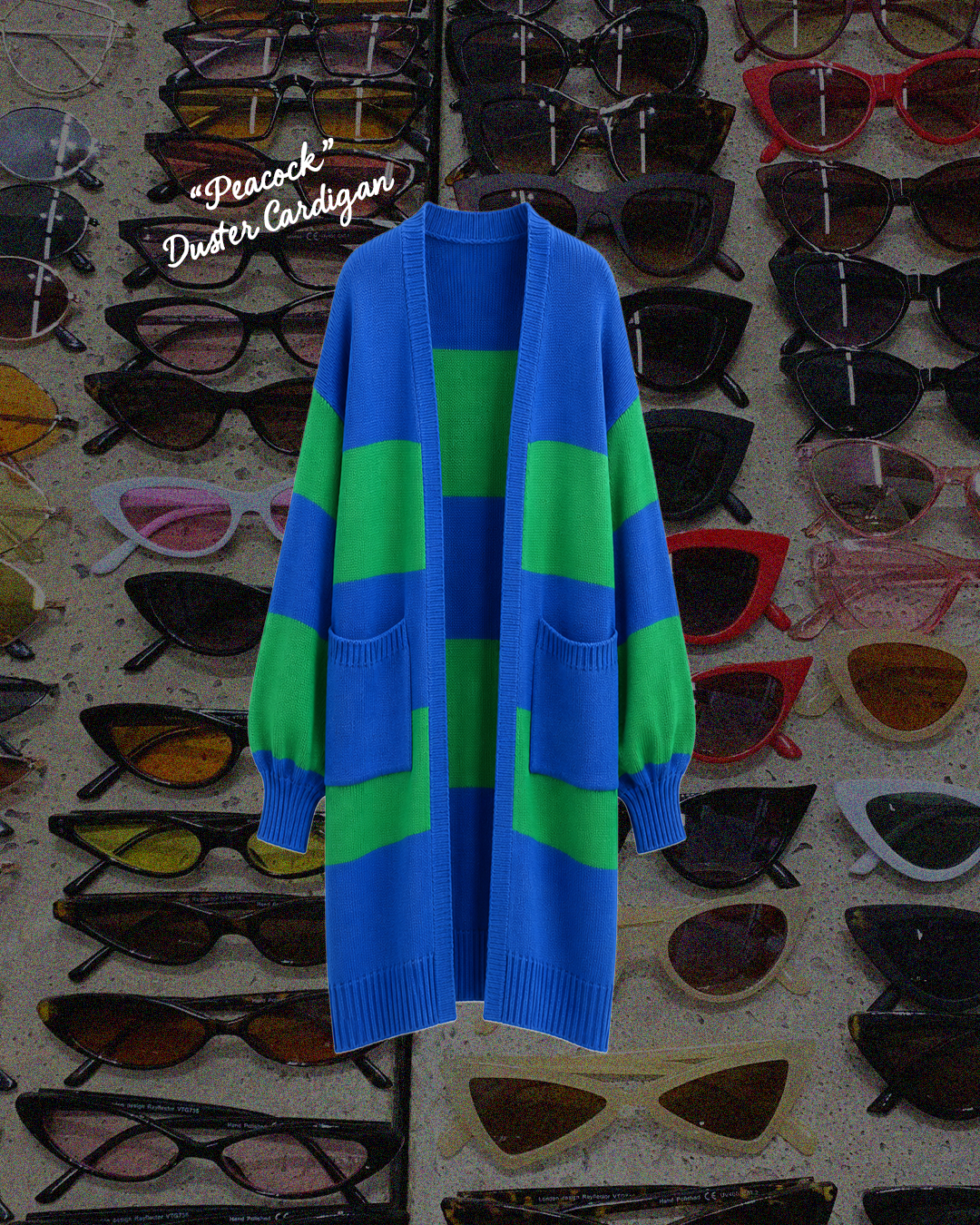 "PEACOCK" Duster Cardigan