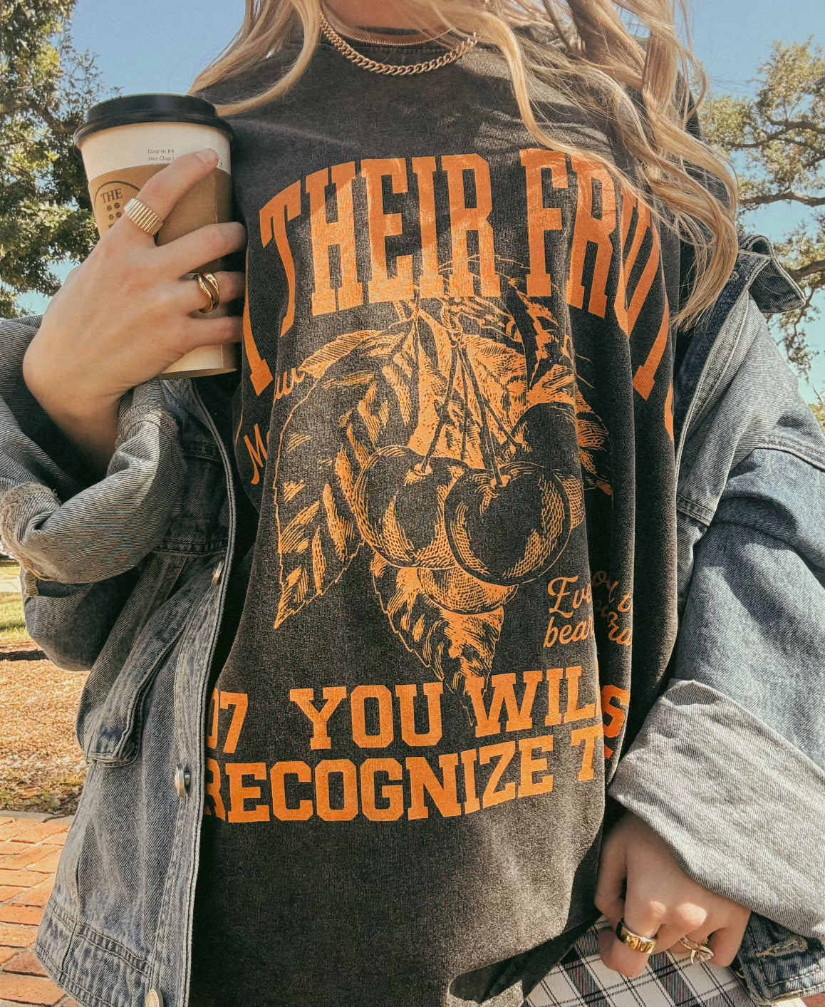 "BY THEIR FRUITS" Vintage Graphic Tee